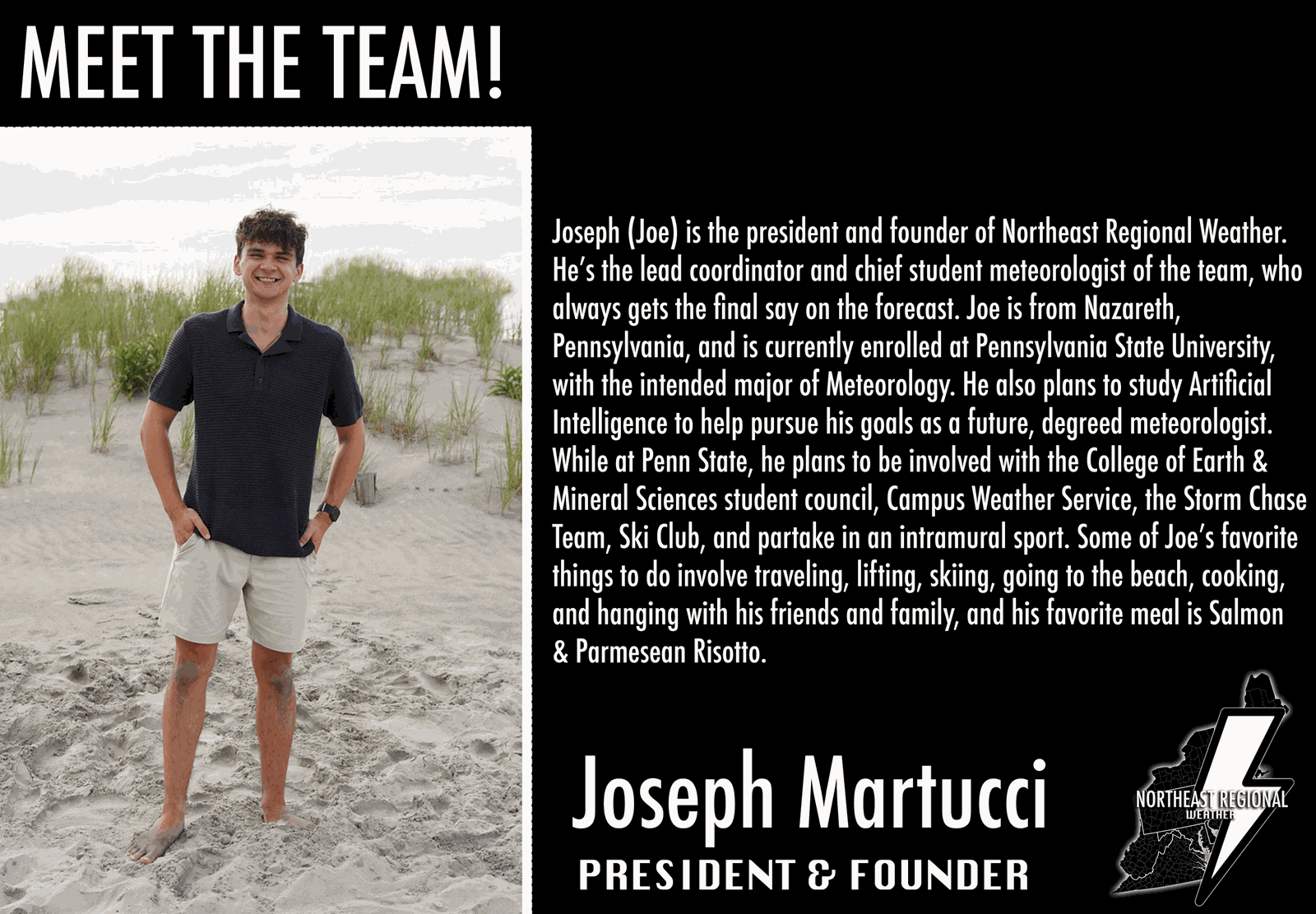 Joseph Martucci, President and Founder of Northeast Regional Weather